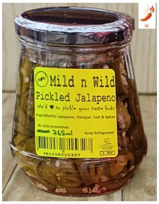 Pickled Jalapeno 375ml Bottle